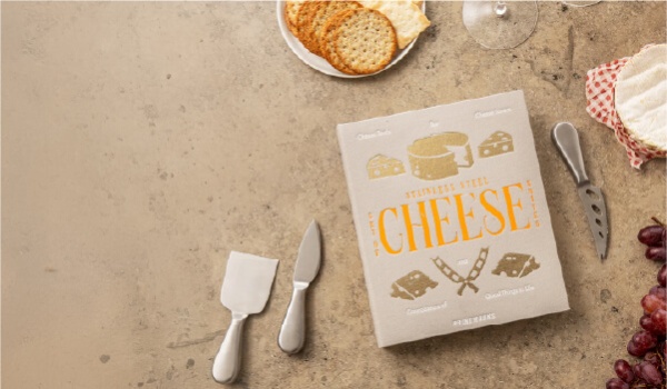 Conjunto de utensílios queijo